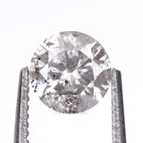 0.41 CT, 4.7 MM | Salt And Pepper Round Brilliant Cut Diamond - Minimal Carbon