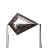 1.63 CT, 11.4 X 8.3 MM | Salt And Pepper Kite Cut Diamond - Minimal Carbon