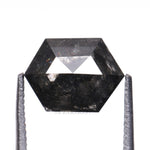 Load image into Gallery viewer, 1.47 CT, 8.0 X 5.9 MM | Salt And Pepper Hexagon Cut Diamond
