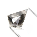 1.58 CT, 11.5 X 8.9 MM | Salt And Pepper Kite Cut Diamond - Minimal Carbon