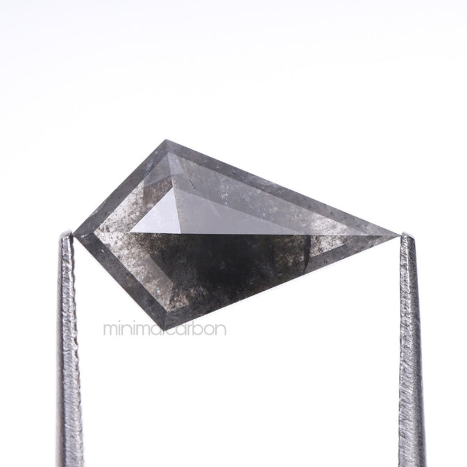 1.79 CT Kite Cut Natural Loose Salt And Pepper Diamond