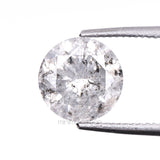 1.09 CT Round Brilliant Cut Loose Salt And Pepper Diamond