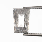 1.26 CT, 6.8 X 4.6 MM | Salt And Pepper Tapered Baguette Cut Diamond - Minimal Carbon