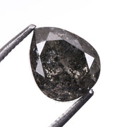 1.72 CT, 7.0 X 6.0 MM | Salt And Pepper Pear Cut Diamond - Minimal Carbon