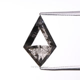 3.77 CT, 11.3 X 7.6 MM | Salt And Pepper Kite  Cut Diamond - Minimal Carbon