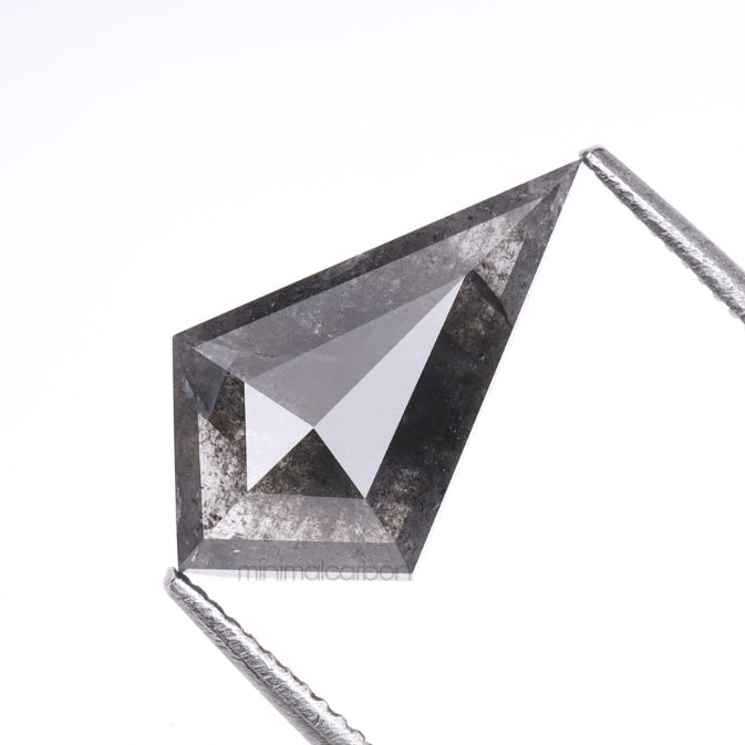 1.79 CT Kite Cut Natural Loose Salt And Pepper Diamond