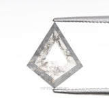 0.97 CT, 9.0 X 7.5 MM | Salt And Pepper Kite Cut Diamond - Minimal Carbon