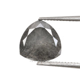 1.21 CT, 6.7 X 6.7 MM | Salt And Pepper Trillion Cut Diamond - Minimal Carbon