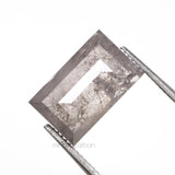 2.15 CT, 9.3 X 5.9 MM | Salt And Pepper Baguette Cut Diamond - Minimal Carbon