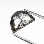 Load image into Gallery viewer, 1.52 CT, 8.7 X 5.8 MM | Salt And Pepper Crescent Cut Diamond
