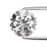 1.05 CT, 6.5 MM | Salt And Pepper Round Brilliant Cut Diamond - Minimal Carbon