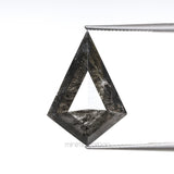 2.99 CT, 15.7 X 11.0 MM | Salt And Pepper Kite Cut Diamond - Minimal Carbon