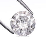 1.09 CT Round Brilliant Cut Loose Salt And Pepper Diamond