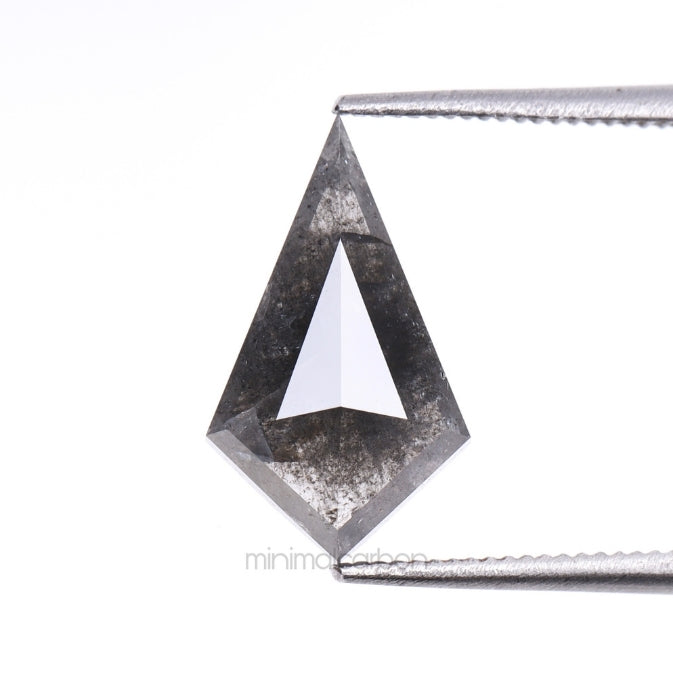 1.79 CT Kite Cut Natural Loose Salt And Pepper Diamond