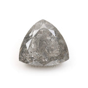 1.23 CT, 6.7 X 6.9 MM | Salt And Pepper Trillion Cut Diamond - Minimal Carbon