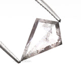 0.58 CT, 8.6 X 5.8 MM | Salt And Pepper Kite Cut Diamond - Minimal Carbon