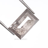 2.15 CT, 9.3 X 5.9 MM | Salt And Pepper Baguette Cut Diamond - Minimal Carbon