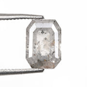 1.69 CT, 7.0 X 5.0 MM | Salt And Pepper Emerald Cut Diamond - Minimal Carbon