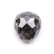 1.51 CT, 7.1 X 6.1 MM | Salt And Pepper Pear Cut Diamond - Minimal Carbon