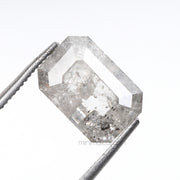 1.94 CT, 9.1 X 6.2 MM | Salt And Pepper Emerald Cut Diamond - Minimal Carbon