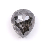 1.72 CT, 7.0 X 6.0 MM | Salt And Pepper Pear Cut Diamond - Minimal Carbon