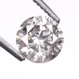 0.41 CT, 4.7 MM | Salt And Pepper Round Brilliant Cut Diamond - Minimal Carbon