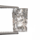 1.26 CT, 6.8 X 4.6 MM | Salt And Pepper Tapered Baguette Cut Diamond - Minimal Carbon