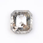 1.77 CT, 6.5 X 6.0 MM | Salt And Pepper Emerald Cut Diamond - Minimal Carbon