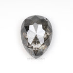 2.88 CT, 10.3 X 7.5 MM | Salt And Pepper Pear Cut Diamond - Minimal Carbon