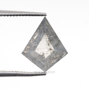 0.97 CT, 9.0 X 7.5 MM | Salt And Pepper Kite Cut Diamond - Minimal Carbon