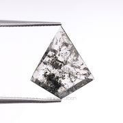 1.32 CT, 12.0 X 10.5 MM | Salt And Pepper Kite Cut Diamond - Minimal Carbon