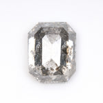 1.46 CT, 7.1 X 5.7 MM | Salt And Pepper Emerald Cut Diamond - Minimal Carbon