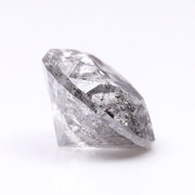 1.07 CT, 6.3 MM | Salt And Pepper Round Brilliant Cut Diamond - Minimal Carbon