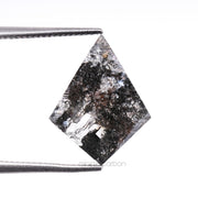 2.13 CT, 12.0 X 9.2 MM | Salt And Pepper Kite Cut Diamond - Minimal Carbon