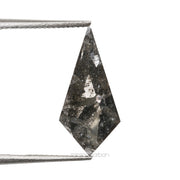 1.49 CT, 13.0 X 6.2 MM | Salt And Pepper Kite Cut Diamond - Minimal Carbon