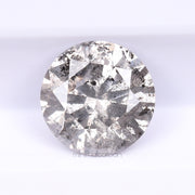 0.41 CT, 4.7 MM | Salt And Pepper Round Brilliant Cut Diamond - Minimal Carbon