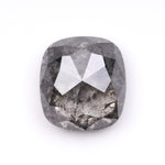 1.16 CT, 6.2 X 5.7 MM | Salt And Pepper Cushion Cut Diamond - Minimal Carbon