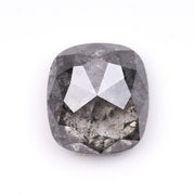 1.16 CT, 6.2 X 5.7 MM | Salt And Pepper Cushion Cut Diamond - Minimal Carbon