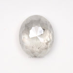 5.09 CT, 11.1 X 9.2 MM | Salt And Pepper Oval Cut Diamond - Minimal Carbon