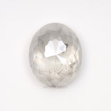 5.09 CT, 11.1 X 9.2 MM | Salt And Pepper Oval Cut Diamond - Minimal Carbon