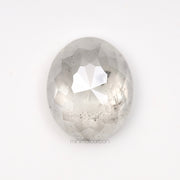 5.09 CT, 11.1 X 9.2 MM | Salt And Pepper Oval Cut Diamond - Minimal Carbon