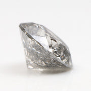 1.08 CT, 6.5 MM | Salt And Pepper Round Brilliant Cut Diamond - Minimal Carbon