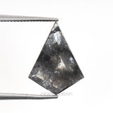 1.58 CT, 11.5 X 8.9 MM | Salt And Pepper Kite Cut Diamond - Minimal Carbon