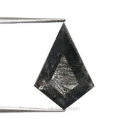 2.99 CT, 15.7 X 11.0 MM | Salt And Pepper Kite Cut Diamond - Minimal Carbon