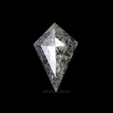 1.71 CT, 12.6 X 8.2 MM | Salt And Pepper Kite Cut Diamond - Minimal Carbon
