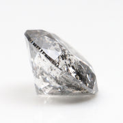 1.05 CT, 6.5 MM | Salt And Pepper Round Brilliant Cut Diamond - Minimal Carbon