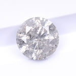 1.54 CT, 7.2 MM | Salt And Pepper Round Brilliant Cut Diamond - Minimal Carbon