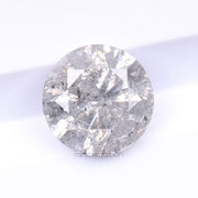 1.54 CT, 7.2 MM | Salt And Pepper Round Brilliant Cut Diamond - Minimal Carbon
