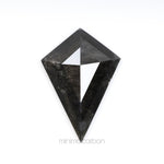 2.99 CT, 15.7 X 11.0 MM | Salt And Pepper Kite Cut Diamond - Minimal Carbon