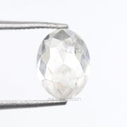 1.60 CT, 7.4 X 5.7 MM | Salt And Pepper Oval Cut Diamond - Minimal Carbon